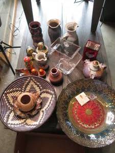 Decorative Stoneware style vases, w...