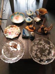 Asian style Hand painted Serving se...