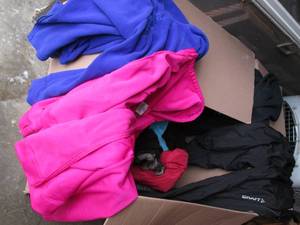 Large box with an assortment of Wom...