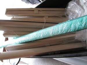 25 Gallon Sterlite tote with fabric...