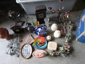 Large lot of Table and wall decor. ...