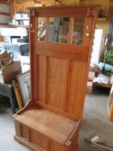 Heavy Duty Golden Oak Wood Wall Tre...