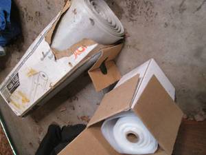 A box of 4MIL 10x100 ft and a box ...