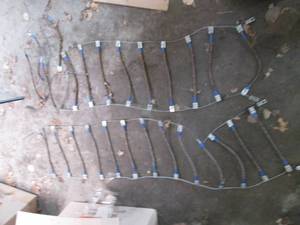 Set of (2) Coiled Wire wheel wraps ...