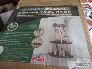 Garage Logic Corner Tool Rack in or...