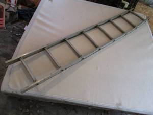 8 foot aluminum extension ladder...