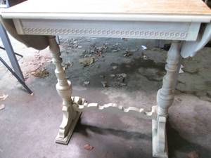 Decorative drop side end table or p...