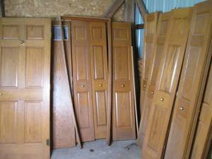 Large lot of solid wood golden Oak ...