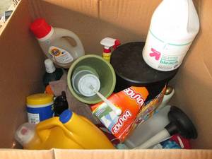 Large box of Laundry room and bathr...