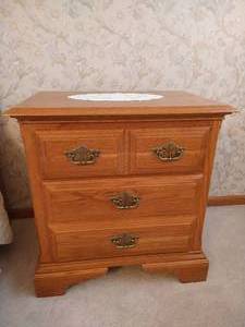 Solid Oak Nightstand