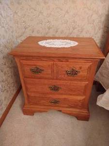 Solid Oak Nightstand