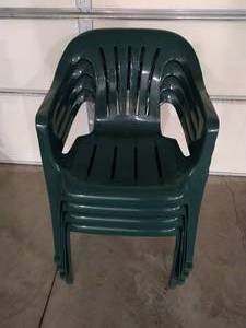 (4) Stacking Patio Chairs