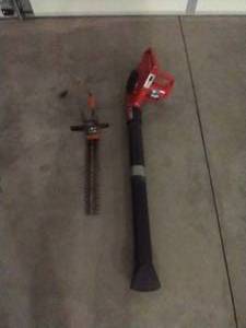 Electric Blower & Hedge Trimmer