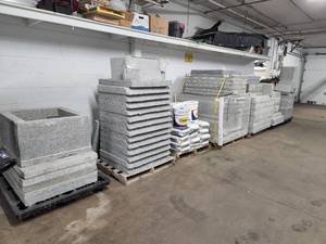Lot of  (6 Pallets) Mikey Block Molds for Outdoor Kitchen BBQ Grilling StationGrill Surround