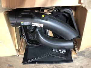 RYOBI 38 in. Bagger for RYOBI 48V 38 in. Riding Lawn Mower Customer Returns See Terms on Auction