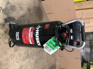 Husky 20 Gal. 200 PSI Oil Free Portable Vertical Electric Air Compressor  Customer Returns See Terms on Auction