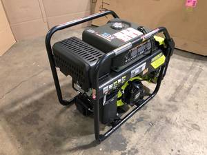 Ryobi 4000 Watts Generator opem box see pictures Customer Returns See Terms on Auction