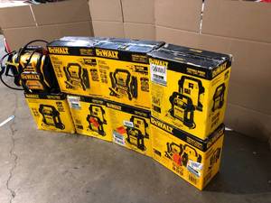 Lot of Assorted Dewalt Portable Power Staters Customer Returns See Terms on Auction