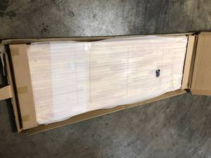 Husky 72 in. Solid Wood Work Surface for Ready-to-Assemble 6-ft. adjustable height workbench   Customer Returns See Terms on Auction