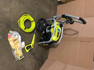RYOBI 3300 PSI 2.5 GPM Cold Water Gas Pressure Washer with Honda GCV200 Engine    Customer Returns See Terms on Auction