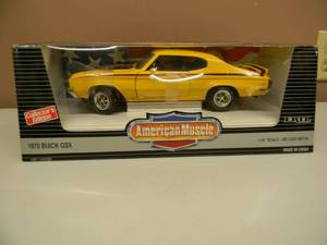 ERTL AMERICAN MUSCLE COLLECTORS EDITION 118 SCALE DIE-CAST - 1970 BUICK GSX COOL PIECE - NEW IN BOX - SEE PICTURES
