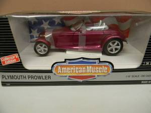 ERTL AMERICAN MUSCLE COLLECTORS EDITION 118 SCALE DIE-CAST - PLYMOUTH PROWLER COOL PIECE - NEW IN BOX - SEE PICTURES