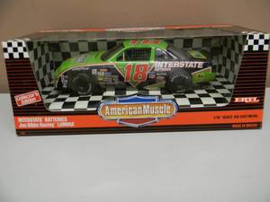 ERTL AMERICAN MUSCLE COLLECTORS EDITION 118 SCALE - DIE CAST METAL - INTERSTATE BATTERIES Joe Gibbs Racing LUMINA COOL PIECE - NEW IN BOX - SEE PICTURES