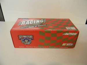 ACTION RACING COLLECTIBLES - BOBBY LABONTE #18 INTERSTATE BATTERY - 124 SCALE DIE-CAST BANK- 1998 PONTIAC - NEW IN BOX - SEE PICTURES