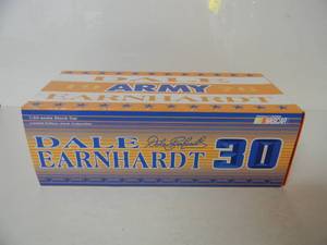 ACTION RACING COLLECTIBLES - DALE EARNHARDT #30 ARMY- 124 SCALE DIE-CAST - 1976 CHEVY MALIBU - NEW IN BOX - SEE PICTURES