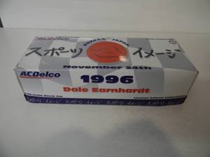 SPORTS IMAGE INCORPORATED - DALE EARNHARDT AC DELCO - 124 SCALE DIE-CAST - 1996 LIMITED EDITION - WITH MATCHING 164 SCALE STOCK CAR - NEW IN BOX - SEE PICTURES