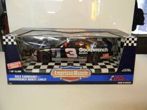 AMERICAN MUSCLE ERTL COLLECTORS EDITION 118 SCALE 1 of 15,000 - DALE EARNHARDT #3 GOODWRENCH MONTE CARLO - NEW IN BOX - GREAT PIECE - SEE PICTURES