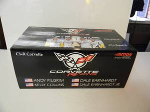ACTION COLLECTIBLES CORVETTE RACING LIMITED EDITION 118 SCALE TOTAL PRODUCTION OF 11,000 - DALE EARNHARDT #3 GOODWRENCH SERVICE PLUS RACED VERSION - NEW IN BOX - GREAT PIECE - SEE PICTURES