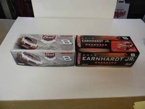 ACTION 124 SCALE LIMITED EDITION 1 of 1,008 - Dale Earnhardt Jr. #8 BUDWEISER 2006 MONTE CARLO CLUB CAR & 1 of 2,400 DAYTONABORN ON DATE FEB. 20TH 2005 MONTE CARLO - NEW IN BOX - AWESOME PIECE - SEE PICTURES
