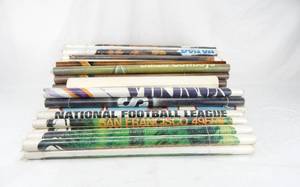 lot 1 image: Vintage 1960s1970s Stancraft Products NFL Poster Lot  - 97 Posters