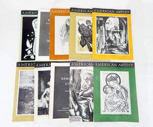 lot 5 image: Lot of Vintage 1948 American Artist Magazines