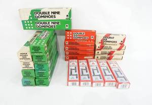 lot 30 image: Large Lot of Double Nine and Double Six Dominoes
