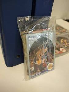 LA Lakers Basketball Binder (Including Kobe Bryant and Magic Johnson Cards) Plus Additional Binder of Random Cards