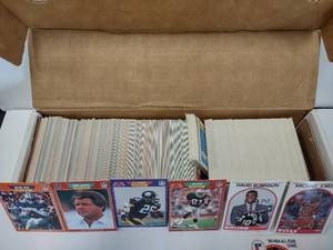 1989-90 NFL Complete Pro Set & 1989-90 NBA Hoops Complete Set (Includes Jordan and Robinson)
