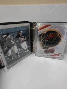 Minnesota Vikings and Minnesota Wild Binders Full of Glossy Photos
