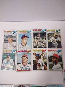 1977 Topps Baseball Cards (Rose, Schmidt, Yaz, and Palmer) plus other Greats from the 70s