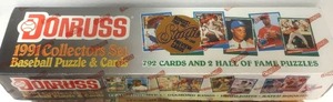 1991 Topps Baseball & 1991 Donruss Baseball Factory Sealed Complete (792 Card) Sets & 1994 Topps Complete Set