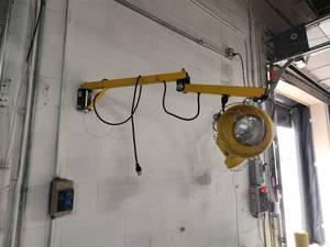 lot 296 image: Fostoria DKL-40VA-A Wall-Mount Warehouse Docklight with Worklight Accessory DKL-INC