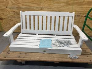 lot 16 image: HIGHWOOD Lehigh Porch Swing, 5 Feet, White