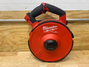 lot 2 image: MILWAUKEE M18 FUEL 18V Lithium-Ion Cordless Angler Pulling Fish Tape Powered Base (Tool-Only)