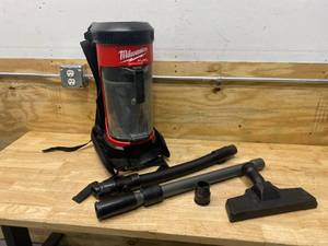 lot 3 image: MILWAUKEE M18 FUEL 18-Volt Lithium-Ion Brushless 1 Gal. Cordless 3-in-1 Backpack Vacuum (Tool-Only)