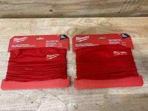 lot 25 image: MILWAUKEE Lot of 2- Red Multi-Functional Neck Gaiters