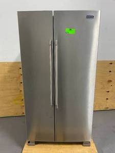 lot 10 image: MAYTAG 36-Inch Wide Side-by-Side Refrigerator - 25 cu. ft.