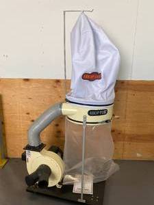 lot 25B image: SHOP FOX W1685 1-12 HP Dust Collector (MSRP $785)
