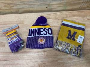 lot 108 image: Minnesota Winter Gear (Vikings Colors)