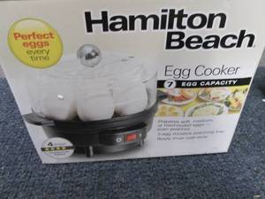 Hamilton Beach Egg Cooker open box...